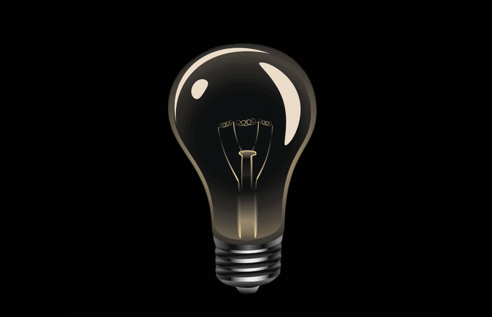 Animated Light Bulb (Gify)